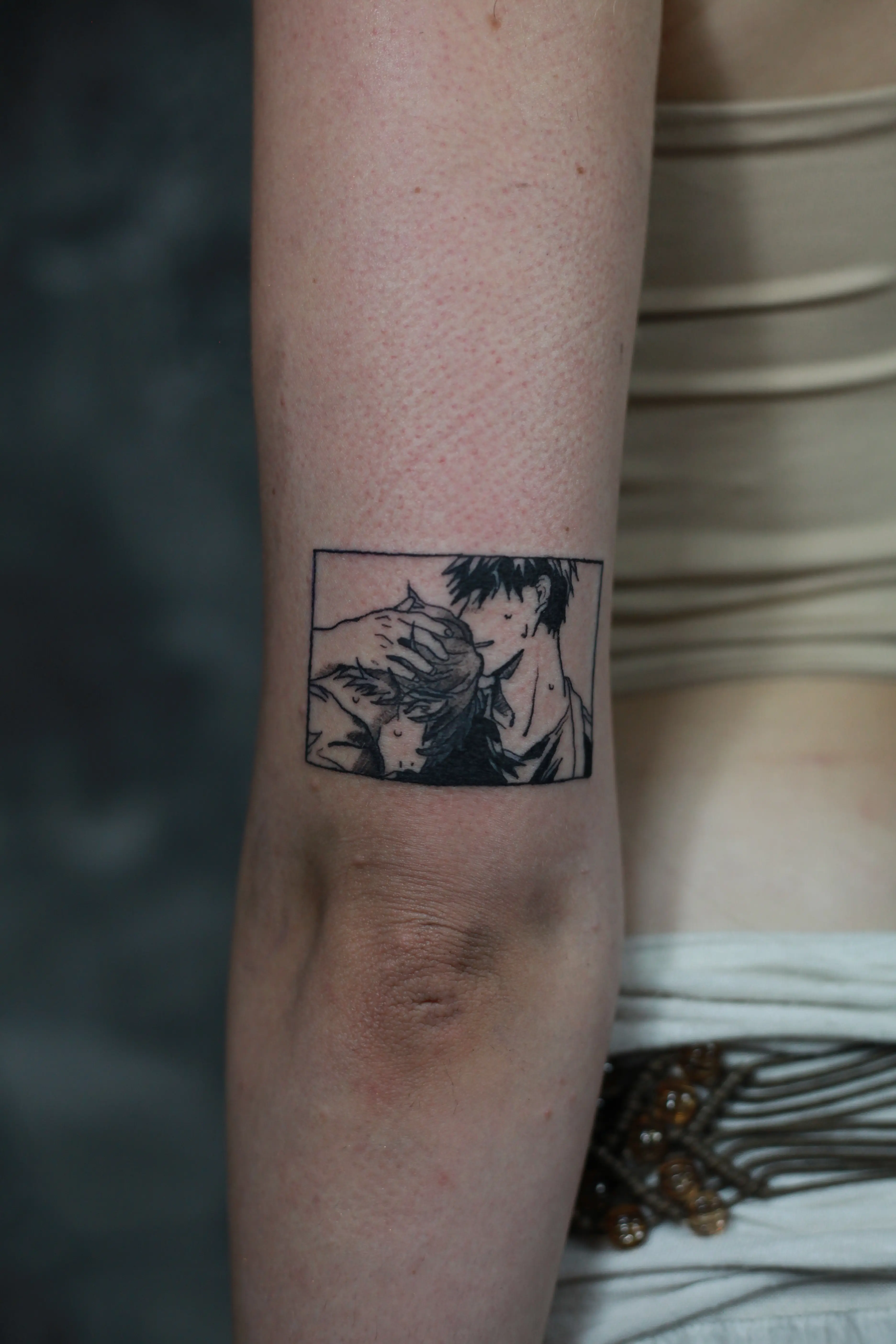 Tetovaža Given anime - Fine Line & Minimal rad Eternal Art studio